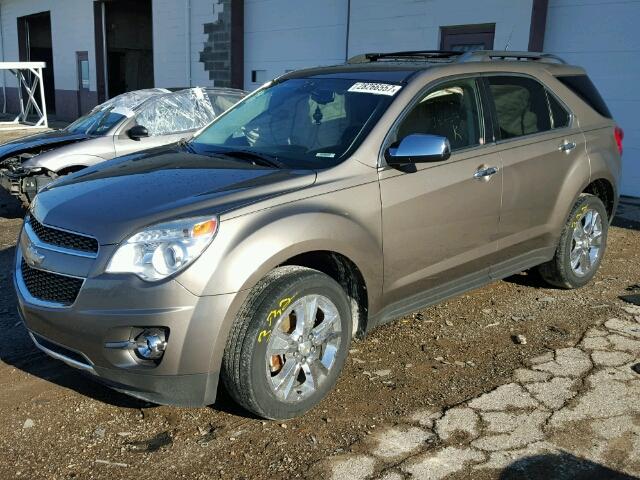 2CNFLGE53B6467093 - 2011 CHEVROLET EQUINOX SILVER photo 2