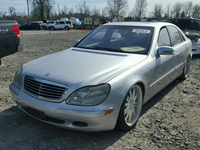 WDBNG75J11A222133 - 2001 MERCEDES-BENZ S 500 SILVER photo 2