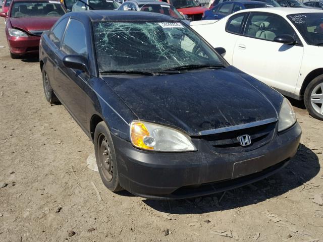 1HGEM21932L058271 - 2002 HONDA CIVIC EX შავი ფოტო 1
