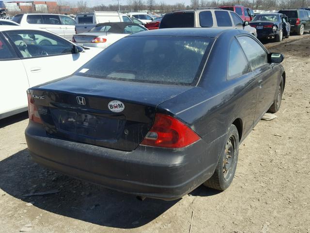 1HGEM21932L058271 - 2002 HONDA CIVIC EX შავი ფოტო 4