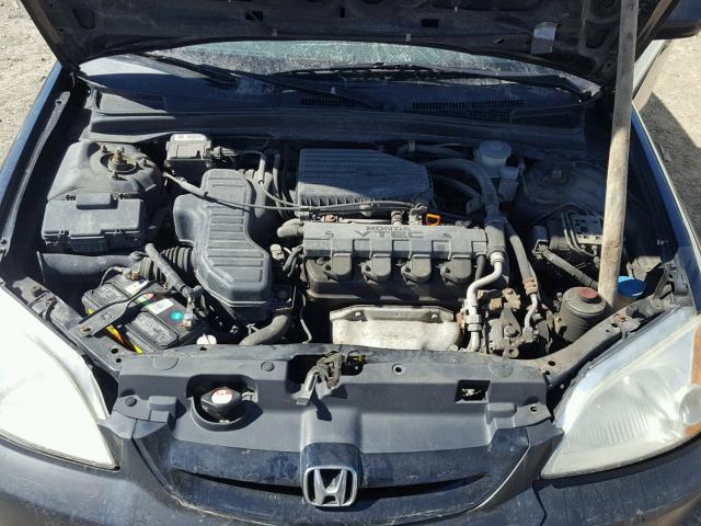 1HGEM21932L058271 - 2002 HONDA CIVIC EX შავი ფოტო 7