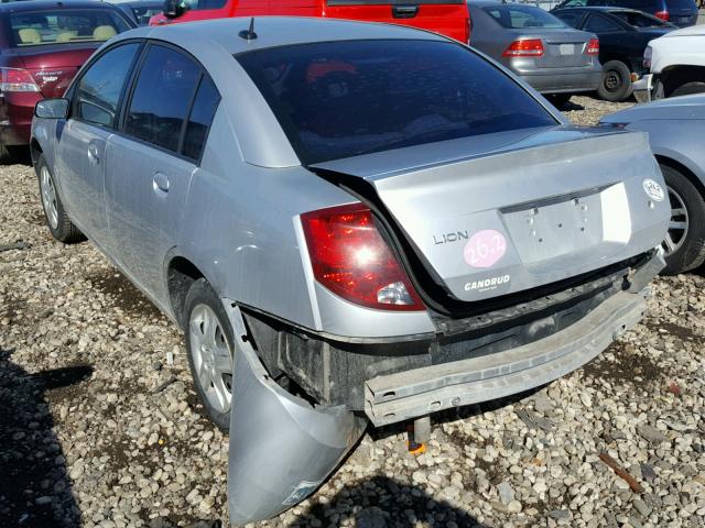 1G8AZ58F76Z198249 - 2006 SATURN ION LEVEL SILVER photo 3