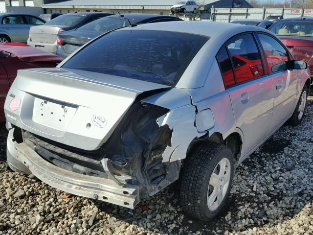 1G8AZ58F76Z198249 - 2006 SATURN ION LEVEL SILVER photo 4