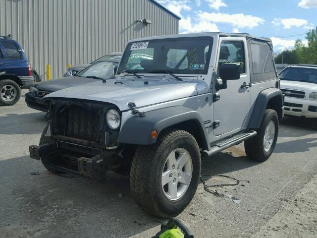 1J4AA2D15AL152575 - 2010 JEEP WRANGLER S SILVER photo 2