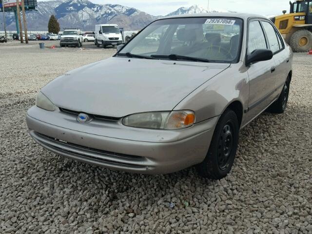 1Y1SK5287XZ405261 - 1999 CHEVROLET GEO PRIZM 金色 照片 2