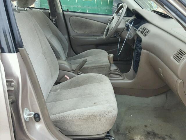 1Y1SK5287XZ405261 - 1999 CHEVROLET GEO PRIZM 金色 照片 5