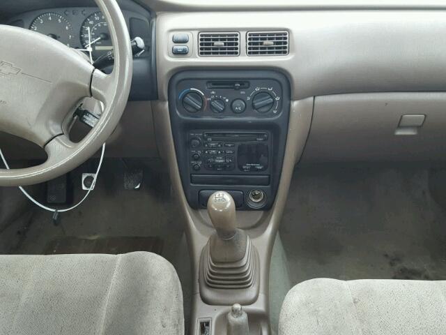 1Y1SK5287XZ405261 - 1999 CHEVROLET GEO PRIZM 金色 照片 9