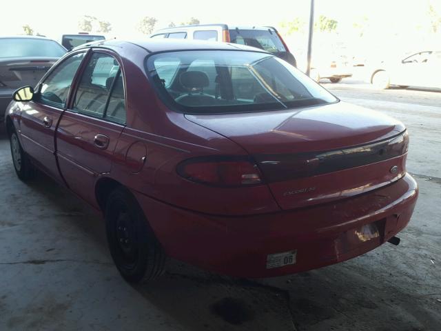 3FAFP13P92R181869 - 2002 FORD ESCORT RED photo 3