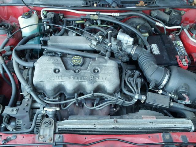 3FAFP13P92R181869 - 2002 FORD ESCORT RED photo 7