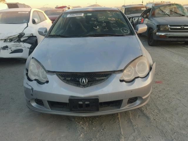 JH4DC53014S002348 - 2004 ACURA RSX TYPE-S SILVER photo 10