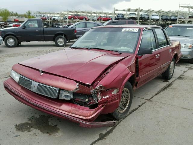 1G3AJ55M8T6377915 - 1996 OLDSMOBILE CIERA MAROON photo 2