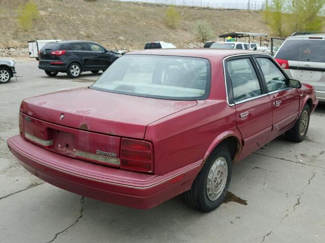 1G3AJ55M8T6377915 - 1996 OLDSMOBILE CIERA MAROON photo 4