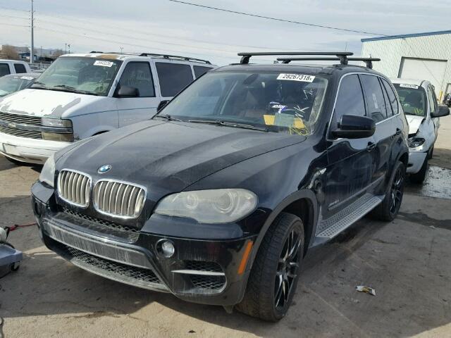 5UXZV8C5XBL418094 - 2011 BMW X5 XDRIVE5 BLACK photo 2