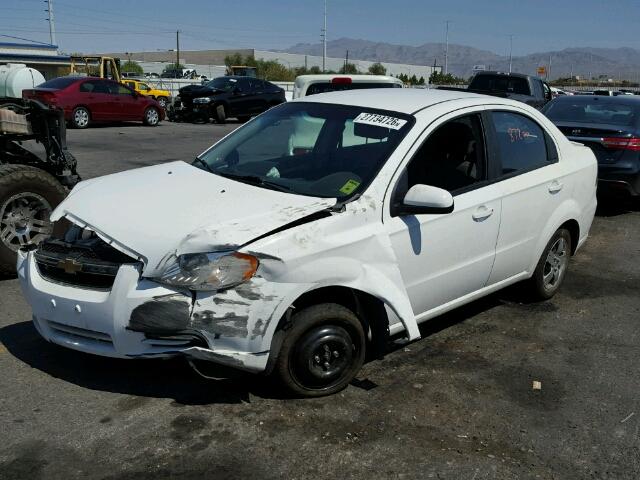 KL1TD5DEXBB165766 - 2011 CHEVROLET AVEO LS 白色 照片 10