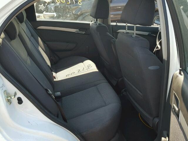 KL1TD5DEXBB165766 - 2011 CHEVROLET AVEO LS 白色 照片 6