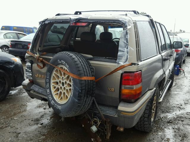 1J4GZ78Y7SC649300 - 1995 JEEP GRAND CHER TAN photo 4