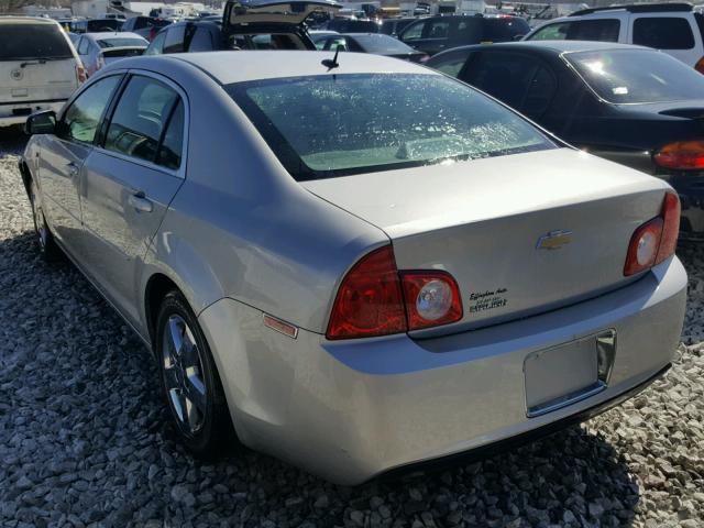 1G1ZG57B68F168430 - 2008 CHEVROLET MALIBU LS ვერცხლისფერი ფოტო 3