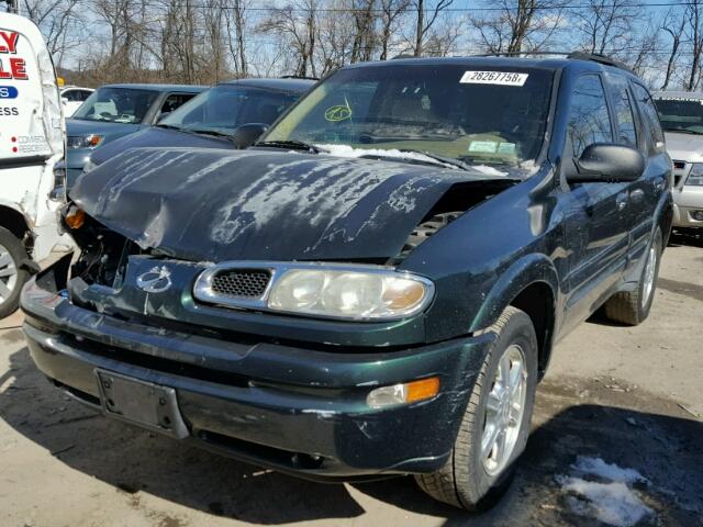 1GHDT13S132255612 - 2003 OLDSMOBILE BRAVADA GREEN photo 2