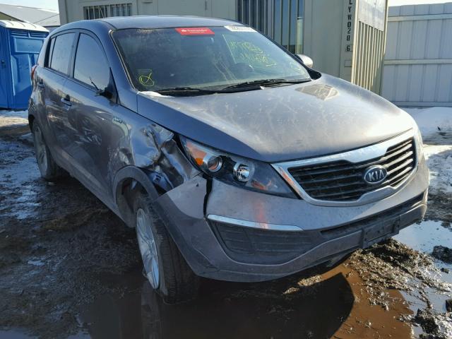 KNDPBCA28C7276576 - 2012 KIA SPORTAGE L GRAY photo 1