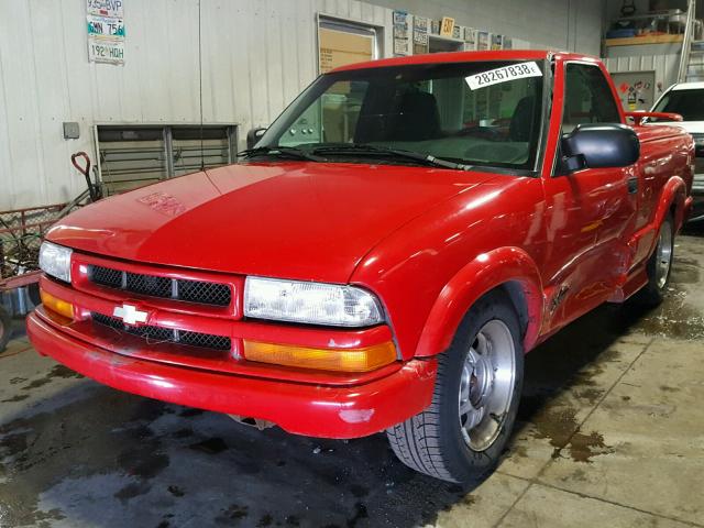 1GCCS1446Y8137354 - 2000 CHEVROLET S TRUCK S1 RED photo 2