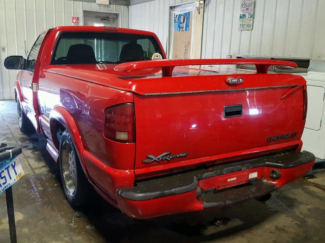 1GCCS1446Y8137354 - 2000 CHEVROLET S TRUCK S1 RED photo 3