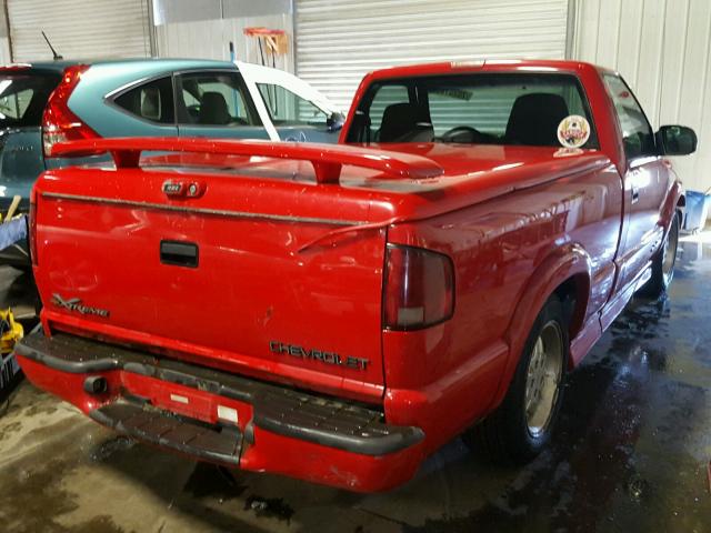 1GCCS1446Y8137354 - 2000 CHEVROLET S TRUCK S1 RED photo 4
