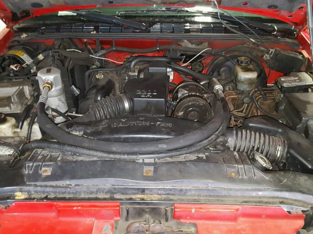 1GCCS1446Y8137354 - 2000 CHEVROLET S TRUCK S1 RED photo 7