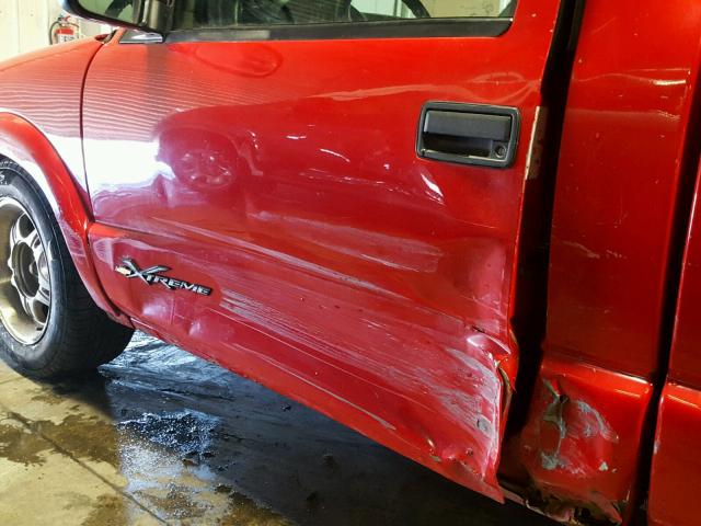 1GCCS1446Y8137354 - 2000 CHEVROLET S TRUCK S1 RED photo 9