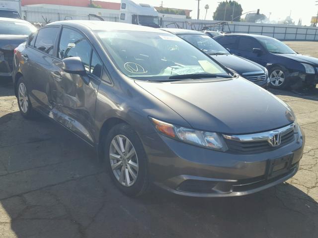 19XFB2F98CE336321 - 2012 HONDA CIVIC EXL GRAY photo 1