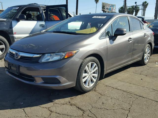 19XFB2F98CE336321 - 2012 HONDA CIVIC EXL GRAY photo 2
