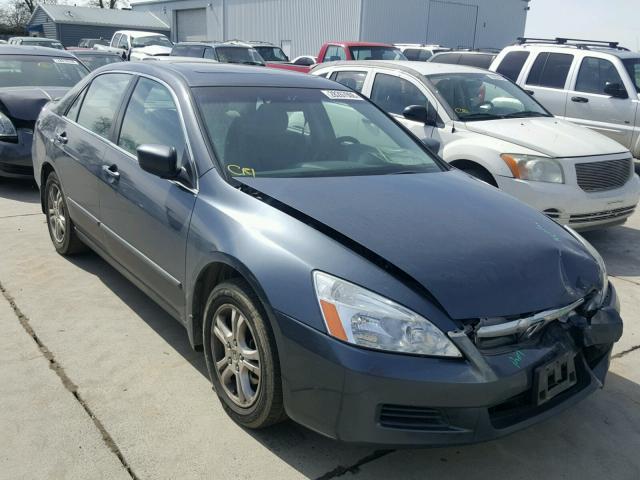 1HGCM56766A002214 - 2006 HONDA ACCORD EX CHARCOAL photo 1