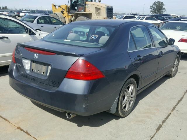 1HGCM56766A002214 - 2006 HONDA ACCORD EX CHARCOAL photo 4