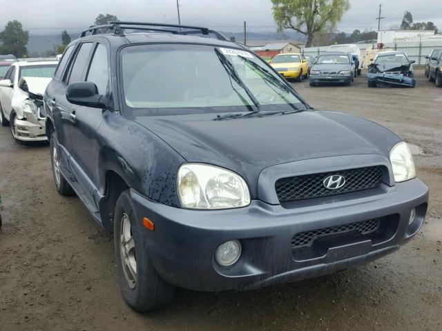 KM8SC13D23U442470 - 2003 HYUNDAI SANTA FE G BLACK photo 1