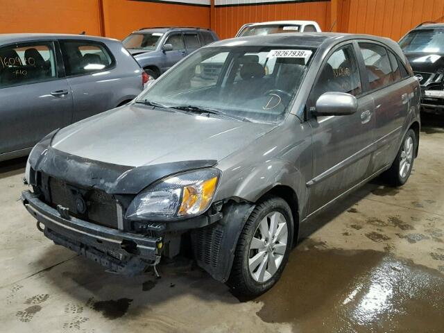 KNADH5A3XA6706047 - 2010 KIA RIO LX Մոխրագույն լուսանկար 2