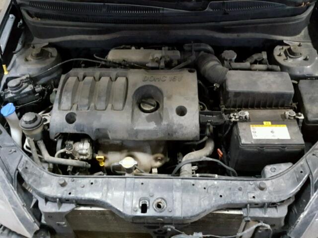 KNADH5A3XA6706047 - 2010 KIA RIO LX Մոխրագույն լուսանկար 7