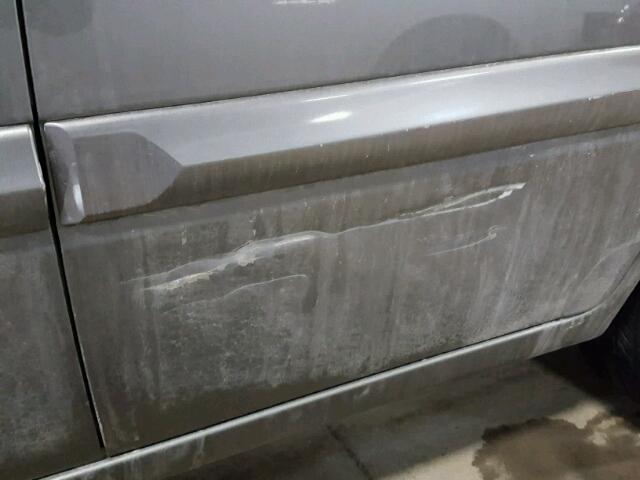 KNADH5A3XA6706047 - 2010 KIA RIO LX Մոխրագույն լուսանկար 9