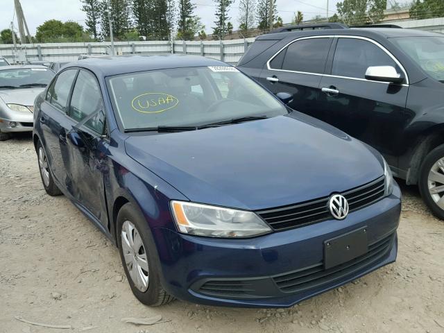 3VWDZ7AJ5BM048503 - 2011 VOLKSWAGEN JETTA SE BLUE photo 1