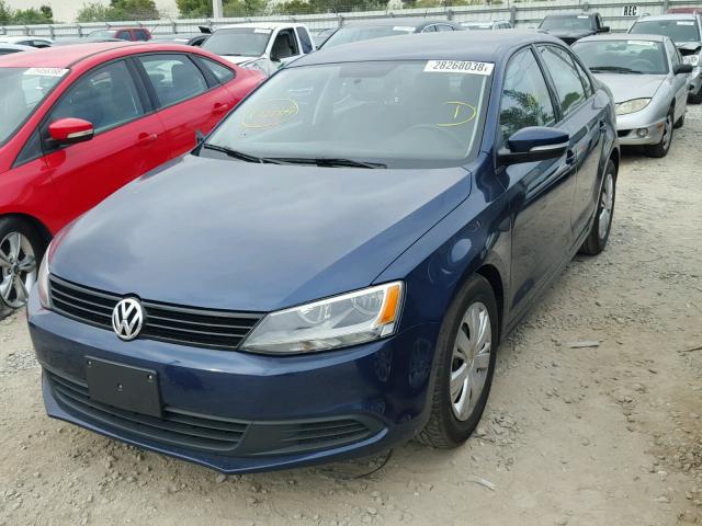 3VWDZ7AJ5BM048503 - 2011 VOLKSWAGEN JETTA SE BLUE photo 2