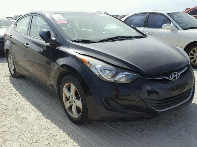 5NPDH4AE6DH334358 - 2013 HYUNDAI ELANTRA GL BLACK photo 1