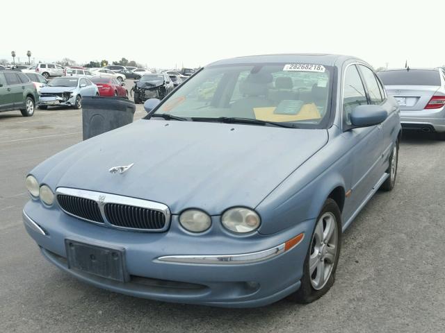 SAJEA51D23XC99119 - 2003 JAGUAR X-TYPE 2.5 BLUE photo 2