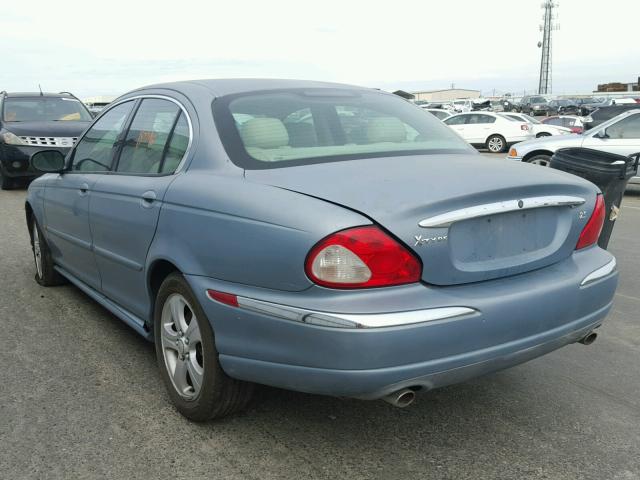 SAJEA51D23XC99119 - 2003 JAGUAR X-TYPE 2.5 BLUE photo 3