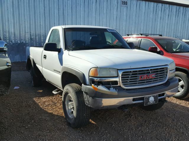 1GTHC24U72E303592 - 2002 GMC SIERRA C25 WHITE photo 1