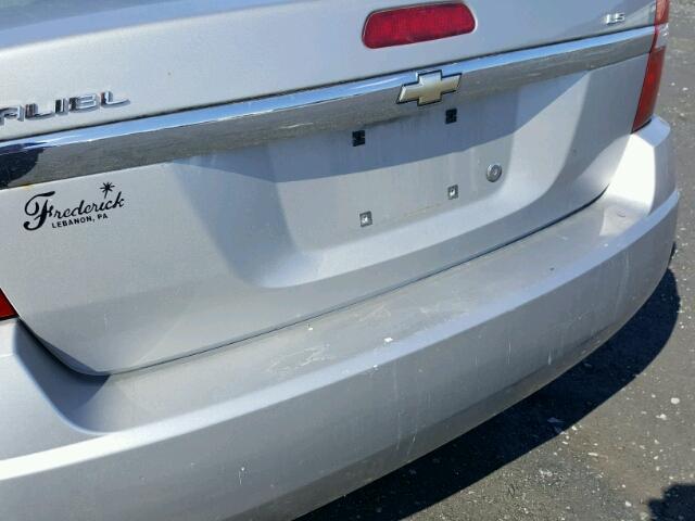 1G1ZS58F77F250956 - 2007 CHEVROLET MALIBU LS SILVER photo 9