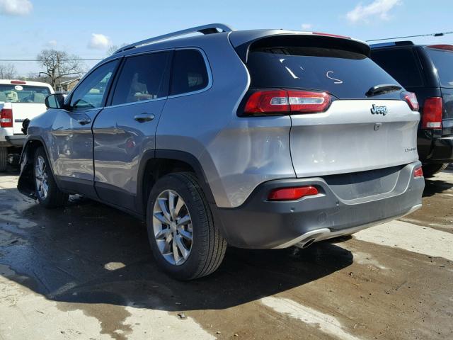 1C4PJLDB8JD567981 - 2018 JEEP CHEROKEE L SILVER photo 3