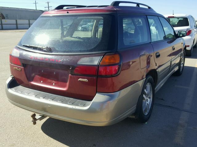 4S3BH665336641345 - 2003 SUBARU LEGACY OUT TWO TONE photo 4