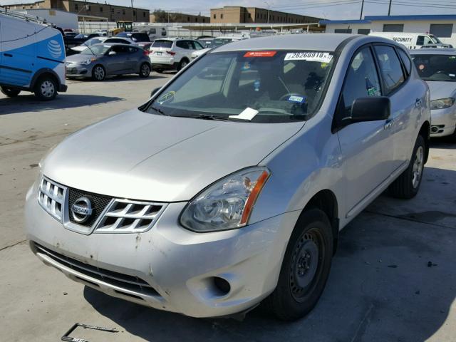 JN8AS5MT7DW011097 - 2013 NISSAN ROGUE S SILVER photo 2