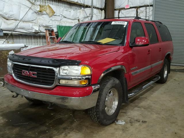 1GKFK16T9YJ101978 - 2000 GMC YUKON XL K RED photo 2