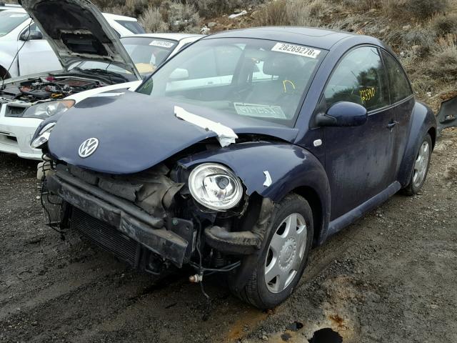 3VWDD21C81M462795 - 2001 VOLKSWAGEN NEW BEETLE 蓝色 照片 2