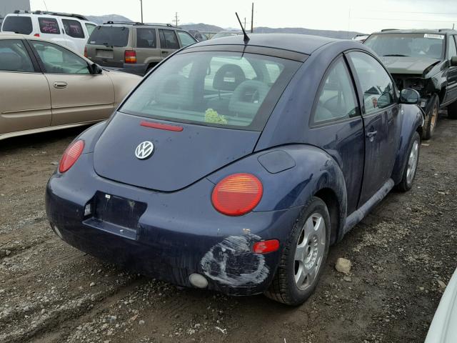 3VWDD21C81M462795 - 2001 VOLKSWAGEN NEW BEETLE 蓝色 照片 4