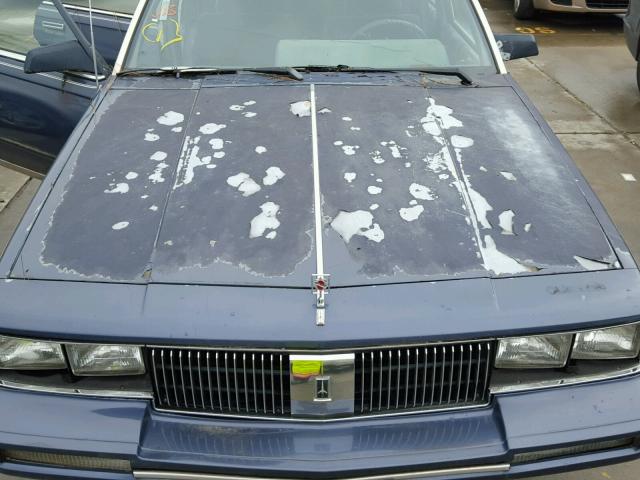 1G3AM19E7ED428953 - 1984 OLDSMOBILE CUTLASS CI 蓝色 照片 7